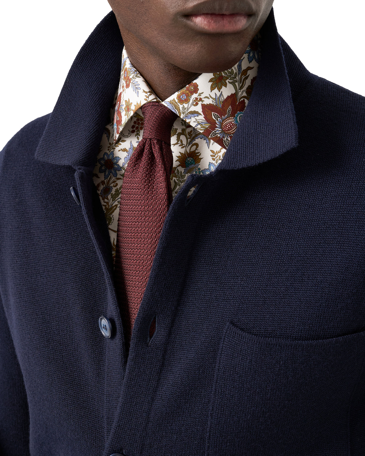 Çiçek Desenli Signature Pamuk Twill Gömlek
