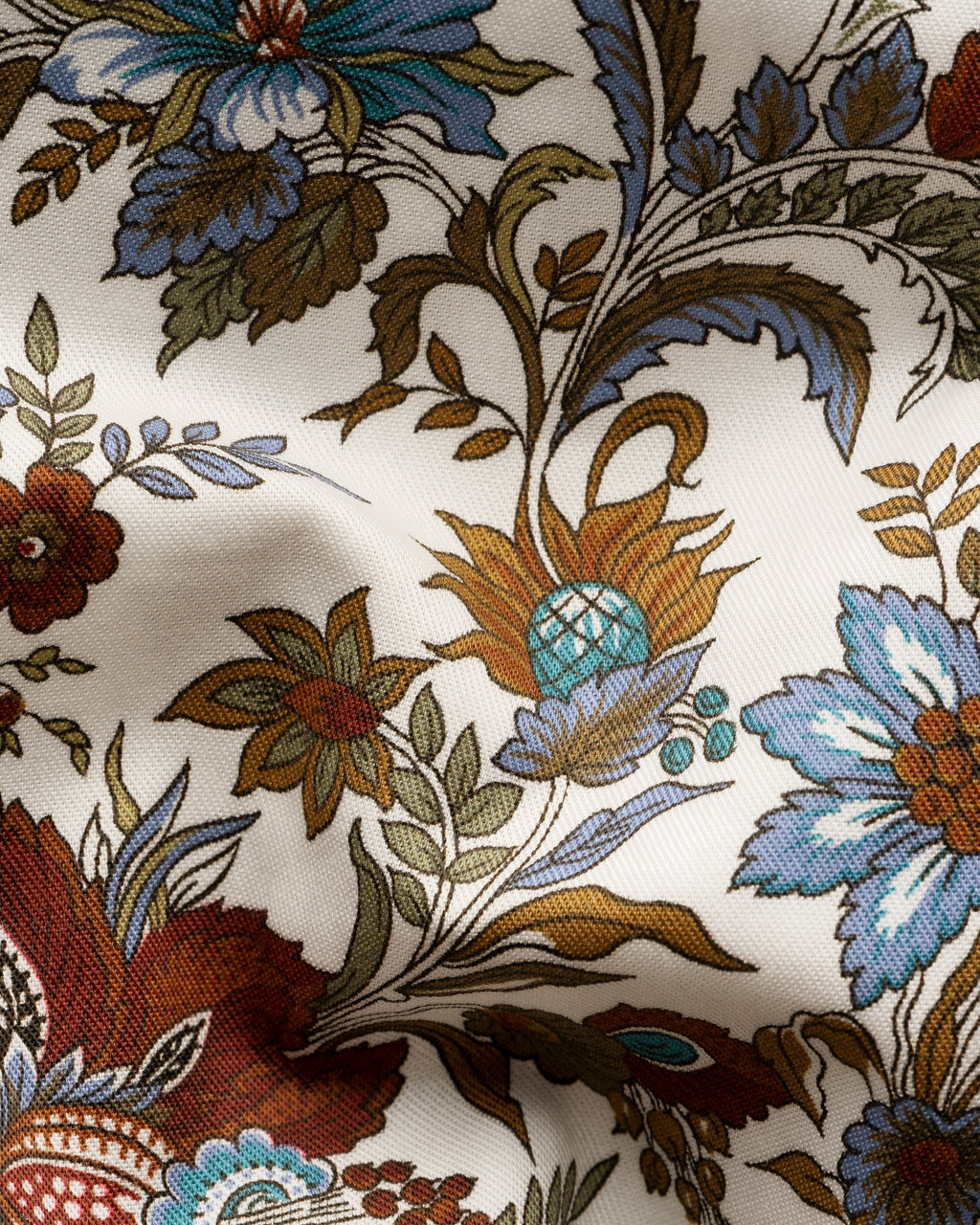 Çiçek Desenli Signature Pamuk Twill Gömlek