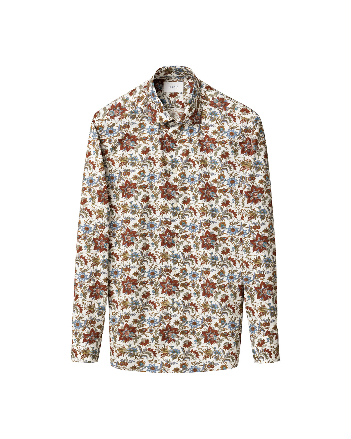 Çiçek Desenli Signature Pamuk Twill Gömlek