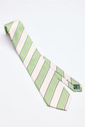 Yeşil Ekru Örgü İpek Kravat - Image 1
