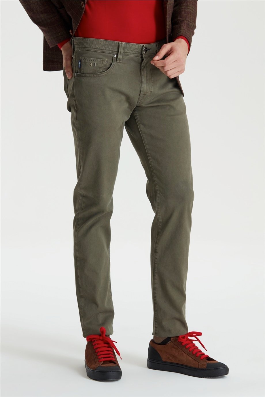 Yeşil Michelangelo Kanvas Pantolon - Image 4