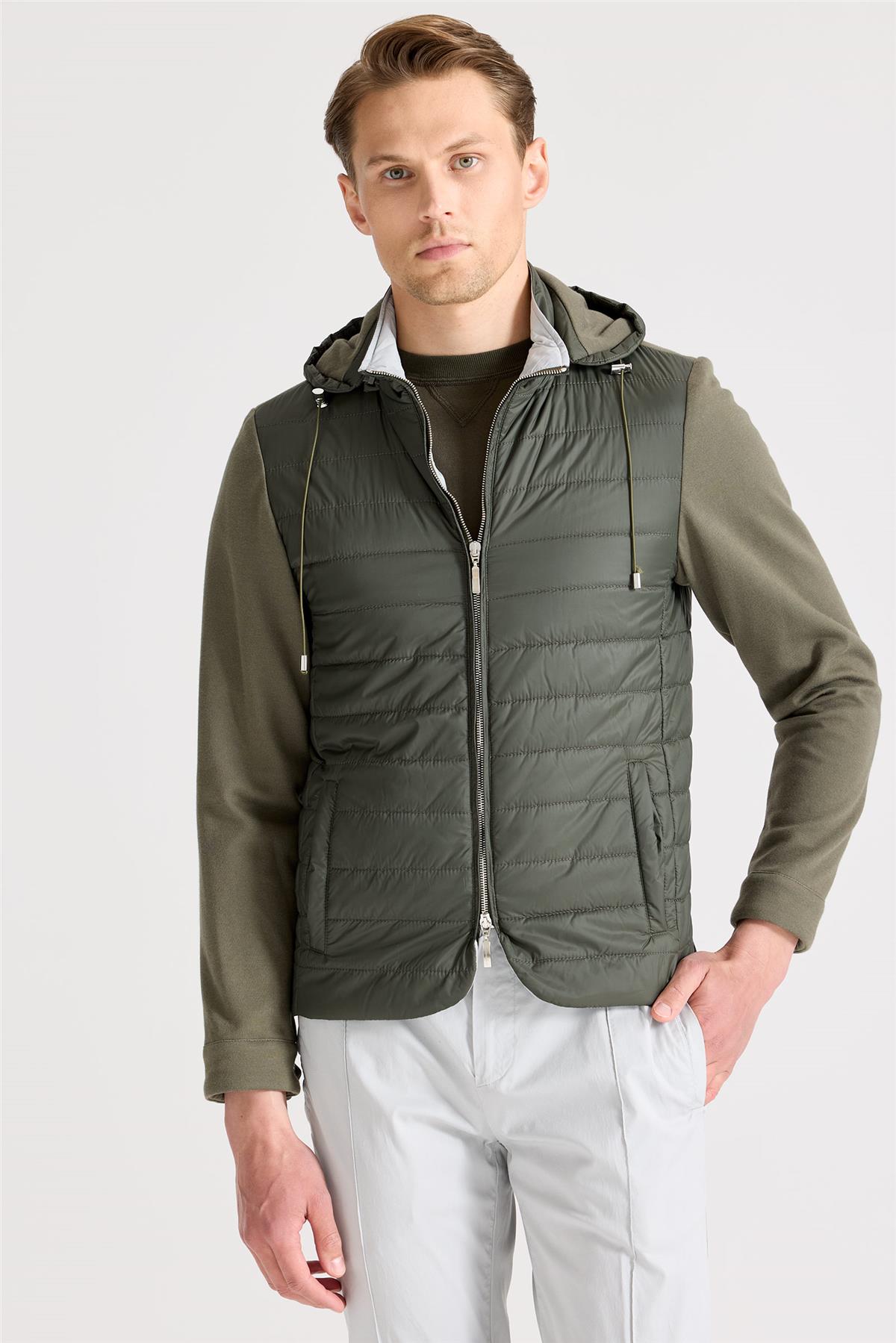 Yeşil Pamuk Spor Mont - Image 2