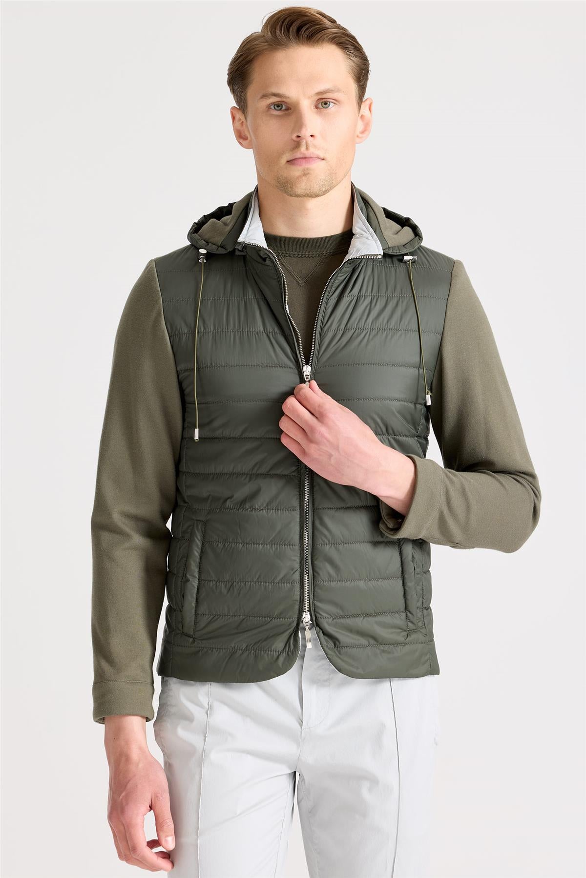 Yeşil Pamuk Spor Mont - Image 5