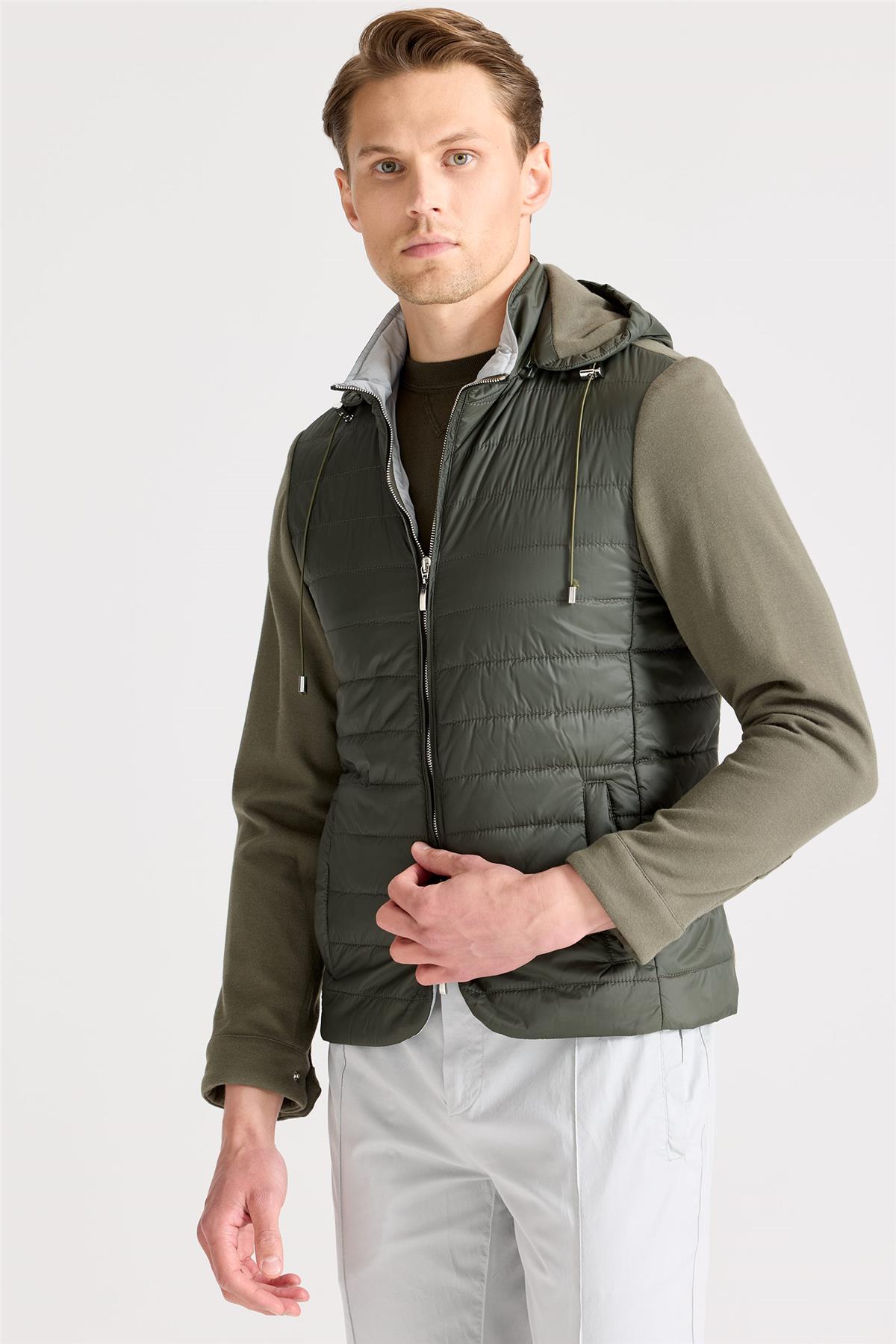 Yeşil Pamuk Spor Mont - Image 4