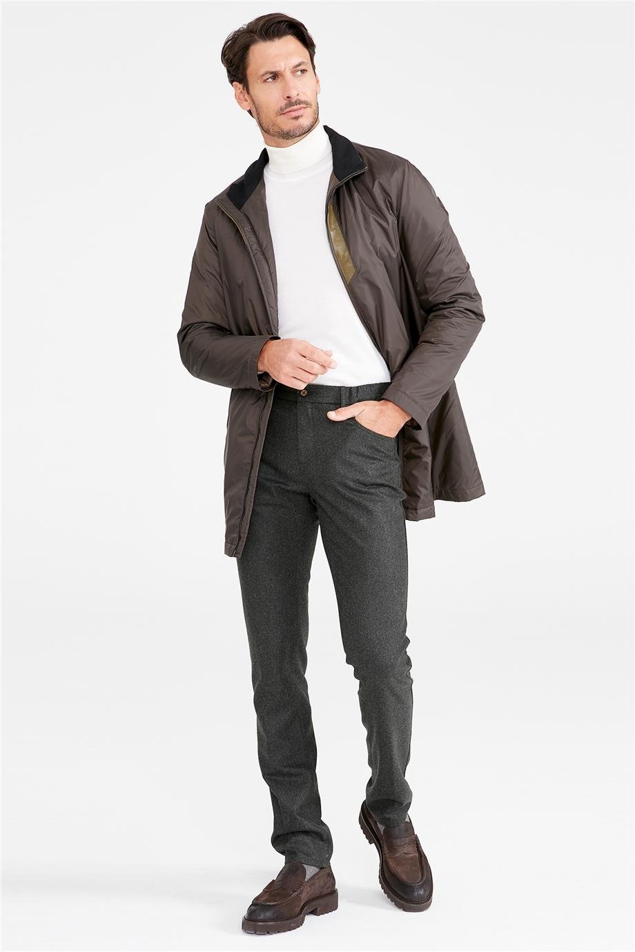 Yeşil Su İtici Pardösü - Image 3