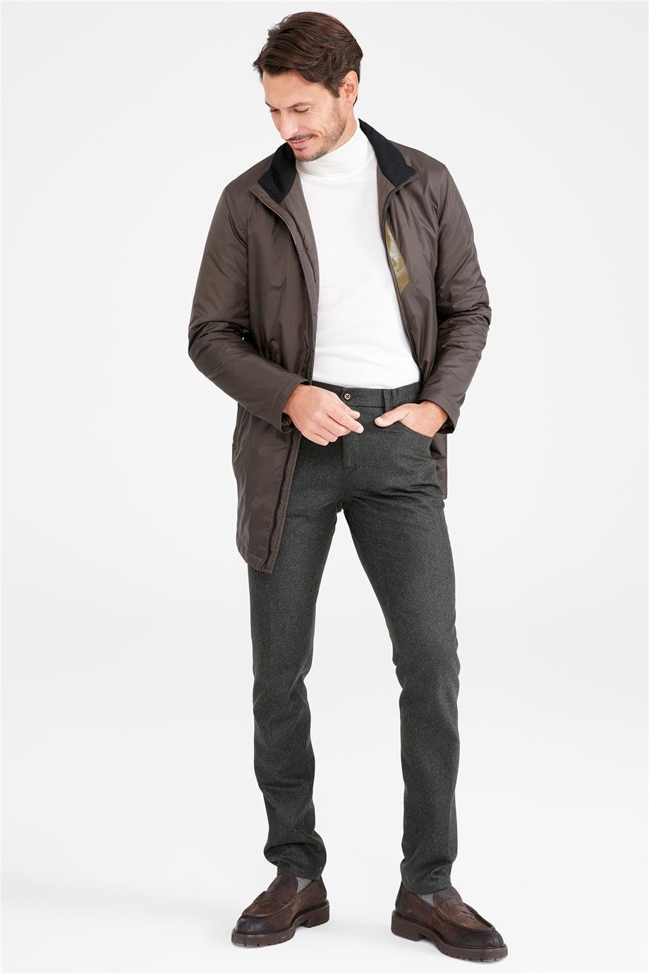 Yeşil Su İtici Pardösü - Image 4