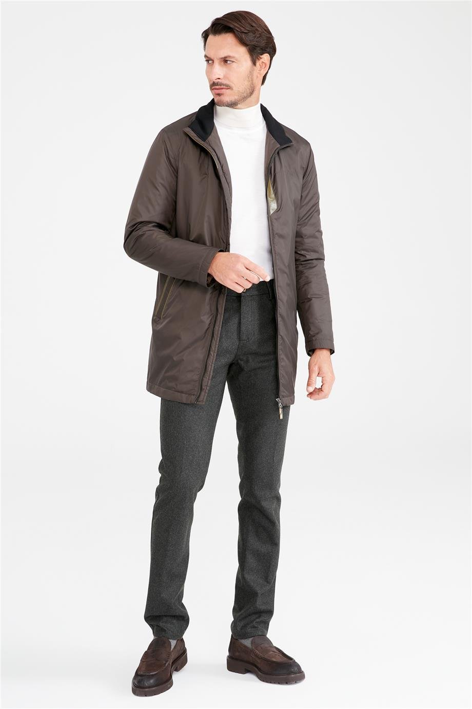 Yeşil Su İtici Pardösü - Image 2