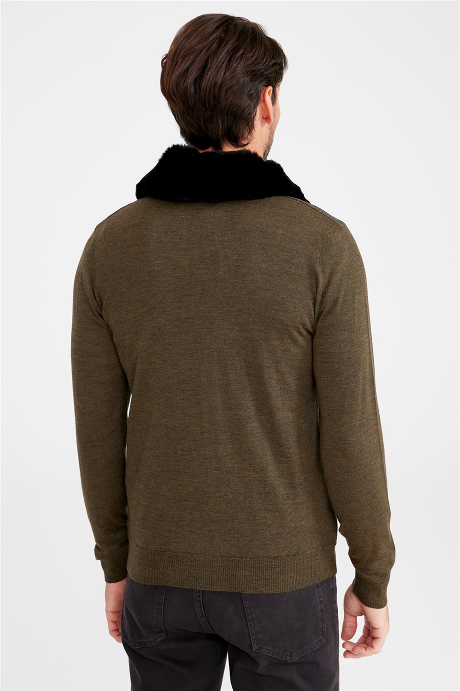 Yeşil Yün Hırka - Image 5